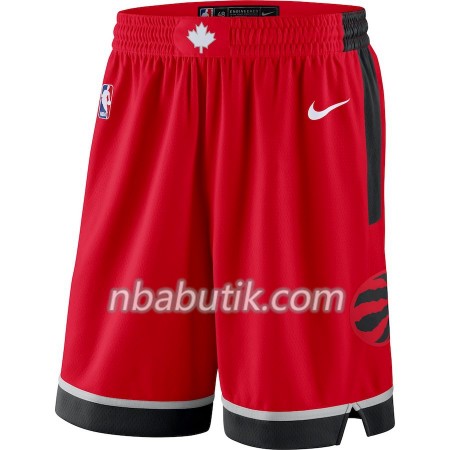 Toronto Raptors Mænd Shorts Rød 2018-19 Nike Swingman Toronto Raptors Mænd Shorts Rød 2018-19 Nike Swingman